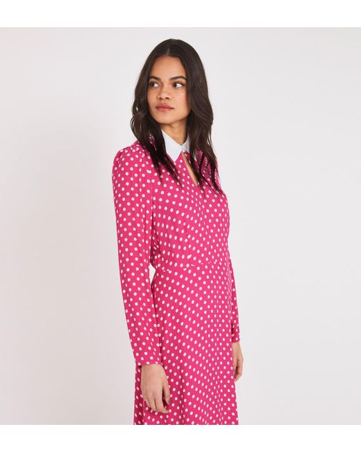 Women's Pink Julieta Midi Dress