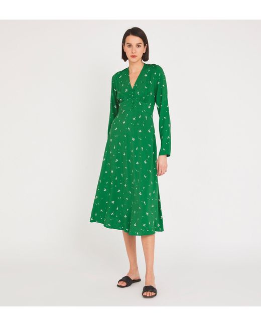 Finery London Green Lilly Midi Dress