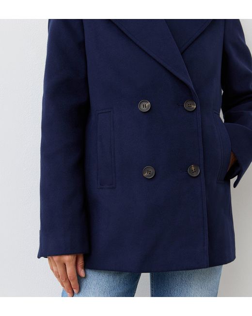 Finery UK Blue Gemma Double Breasted Jacket