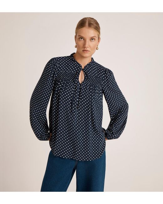 Finery London Blue Kiya Blouse