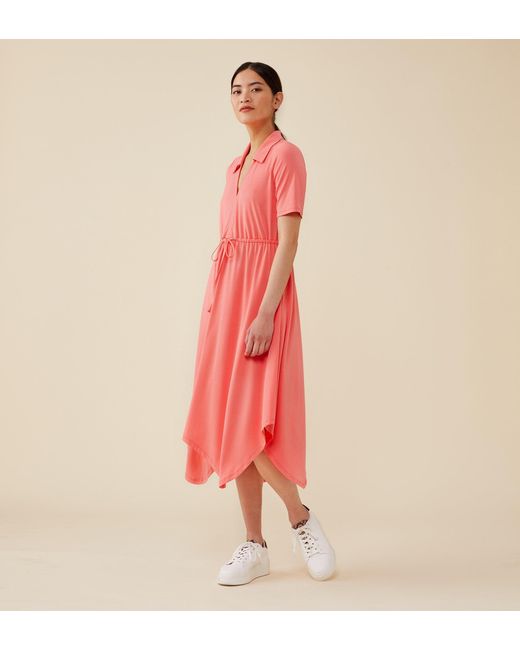 Women's Pink Clarinda Midi Dress