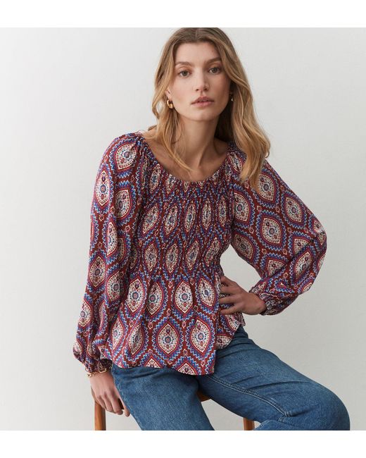 Women's Red Alba Top