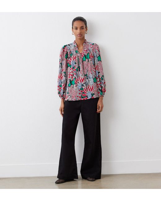 Finery London Black Dixie Denim Wide Leg Trousers