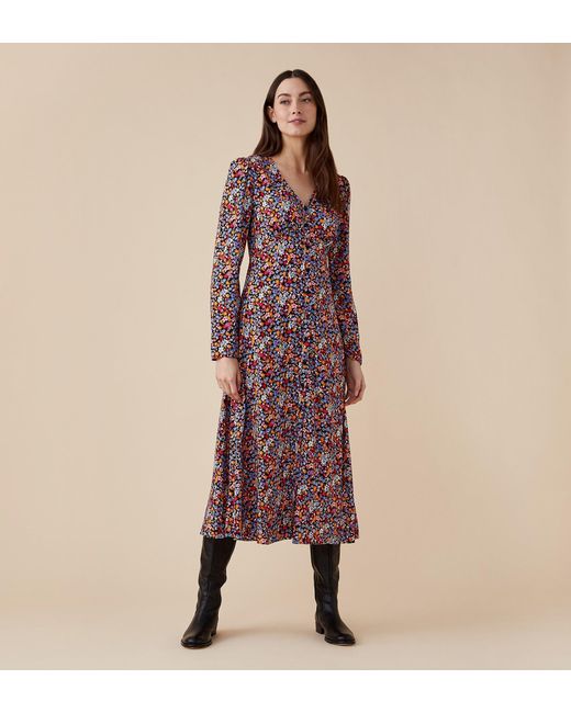 Women's Pink Elizara Midi Dress