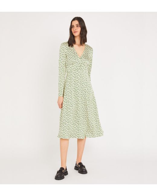 Finery London Green Lilly Midi Dress