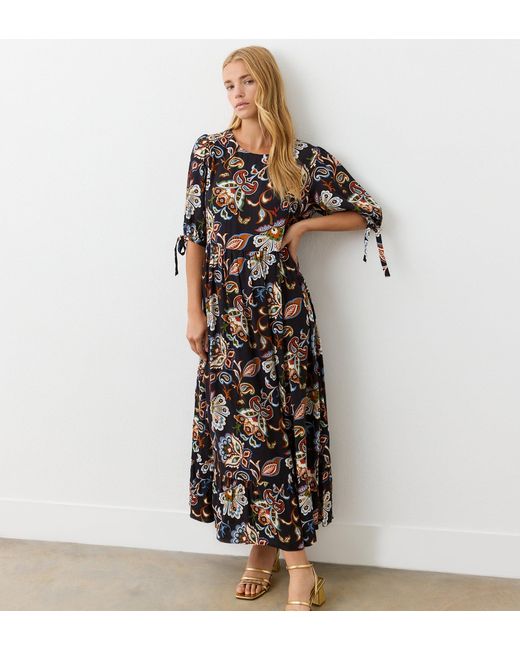 Finery London Multicolor Gwen Midi Smock Dress