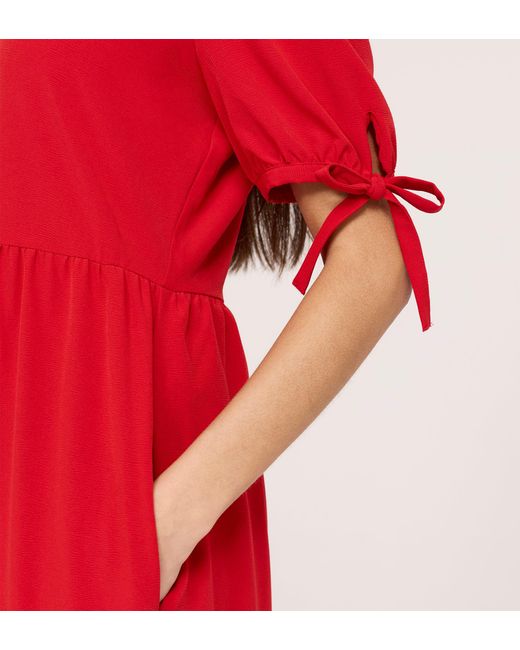 Finery London Jessa Crepe Midi Tiered Dress
