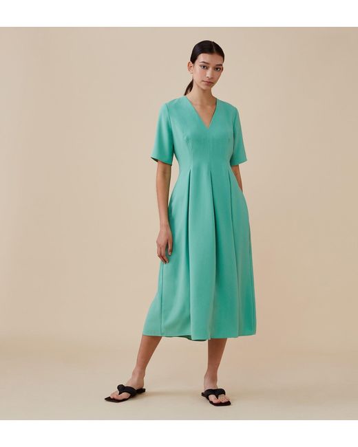 Finery London Green Melly Midi Dress