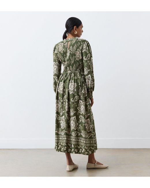 Finery London Green Jovie Midi Dress