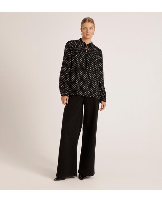 Finery London Black Kiya Blouse