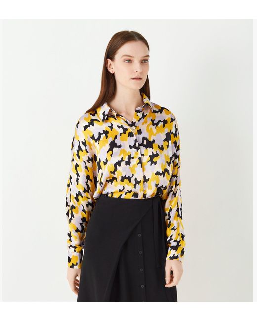 Finery London Multicolor Eris Printed Satin Shirt