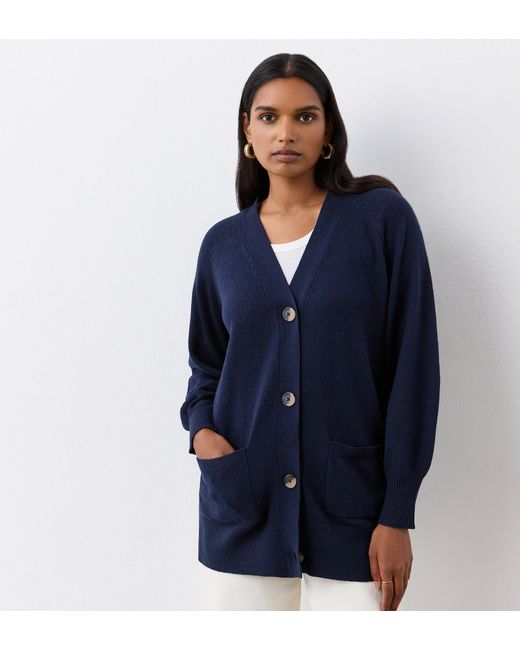 Finery London Blue Mila Cardigan