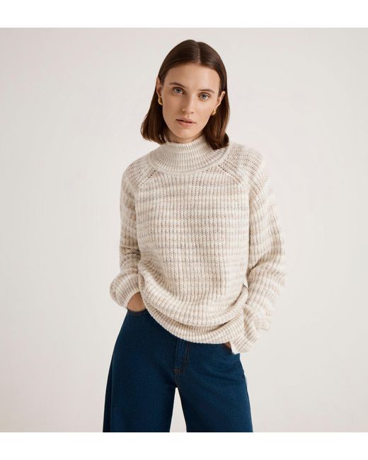 Finery London Natural Helen Knitted Jumper
