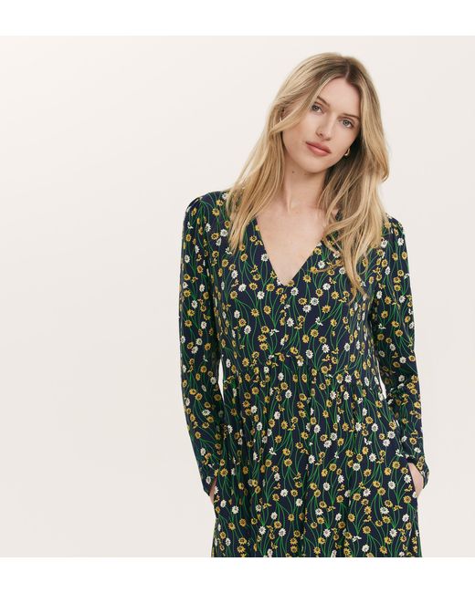 Finery London Green Madelyn Midi Dress