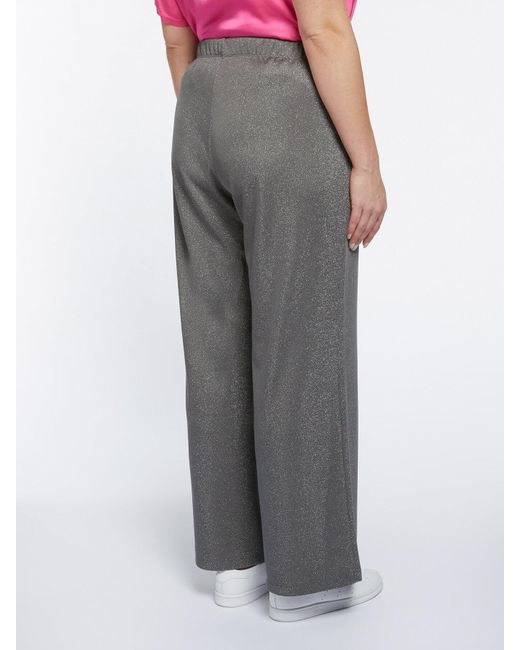 Pantaloni lurex di FIORELLA RUBINO in Gray