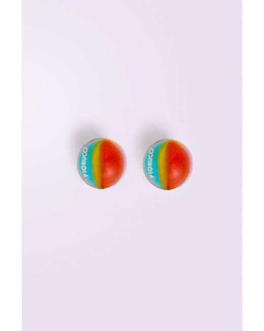 Fiorucci Multicolor Marble Earrings Multi