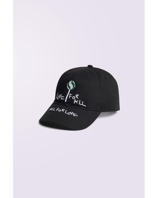 Fiorucci Black Lollipop Patch Cap