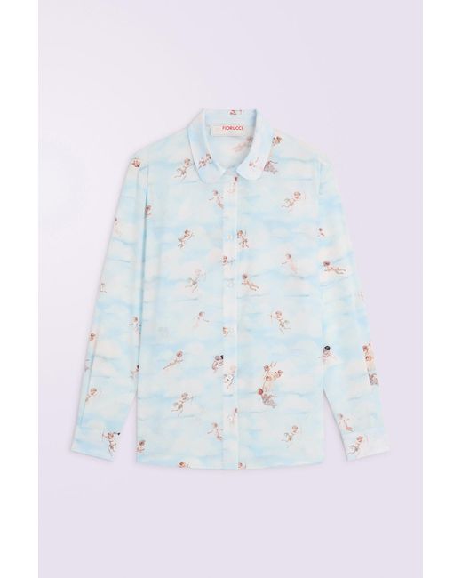 Fiorucci White Beatitudo Print Shirt