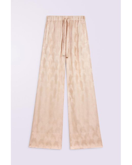Fiorucci Natural Kissing Angels Jacquard Trousers