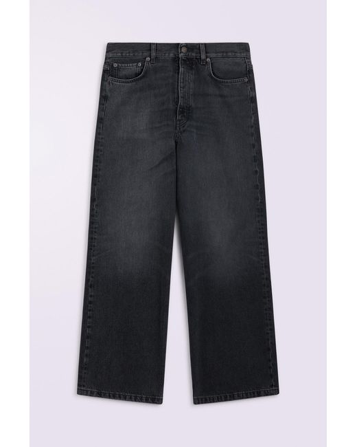 Fiorucci Gray Faded Baggy Jeans for men