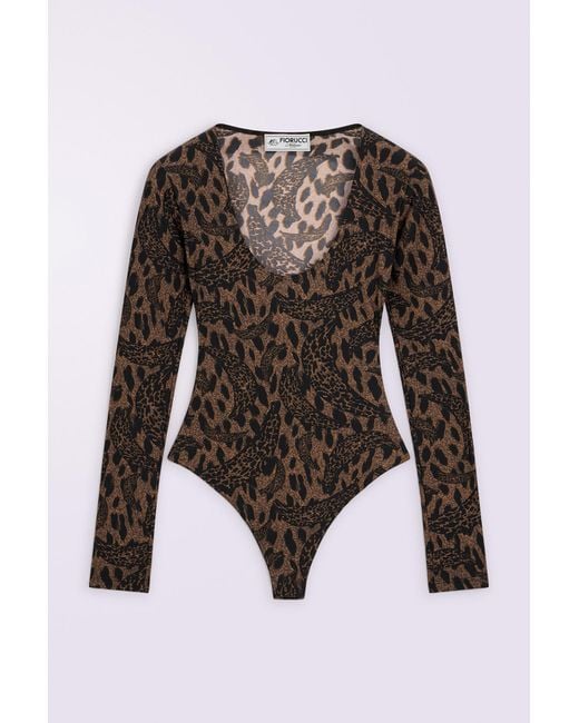 Fiorucci Blue Banimalier Bodysuit