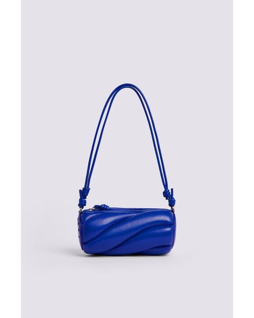 Fiorucci Blue Mella Leather Mini Bag