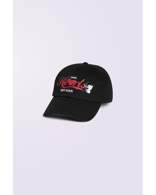 Fiorucci Black Make Hearts Beat Again Cap