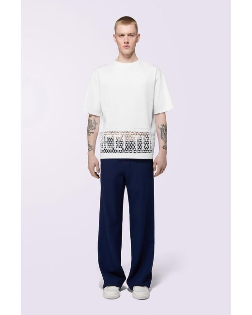 Fiorucci Blue Logo Trousers for men