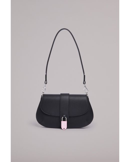Fiorucci White Safety Lock Shoulder Bag