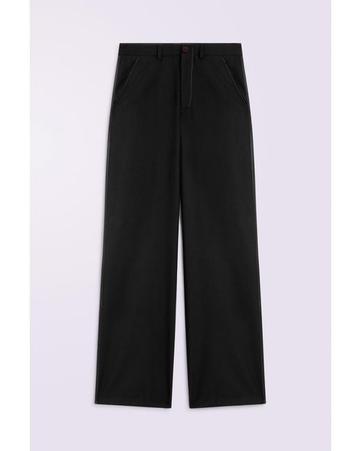 Fiorucci White Heart Button Satin Trims Trousers for men