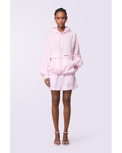 Fiorucci Red Gingham Logo Hoodie Shirt