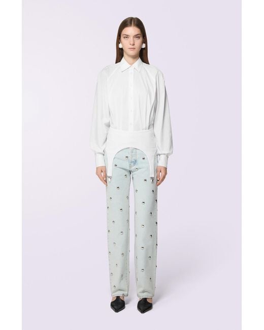 Fiorucci Gray Suspender Shirt
