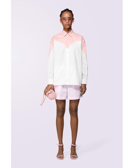 Fiorucci White Embroidered Heart Shirt