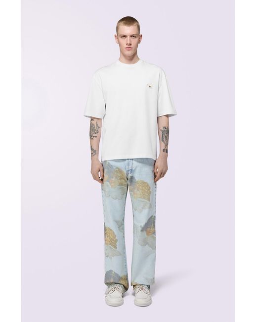 Fiorucci Multicolor Angels Regular Fit Jeans Bleach for men