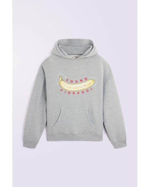 Fiorucci White Banana Sound Hoodie