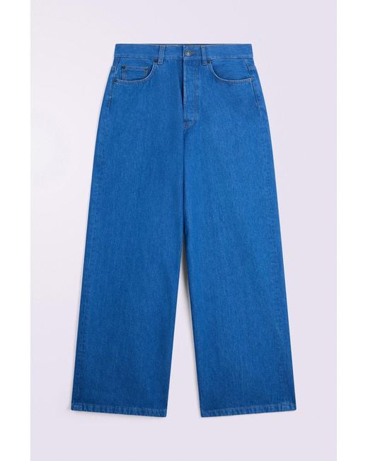 Fiorucci Blue Baggy Jeans Ocean for men