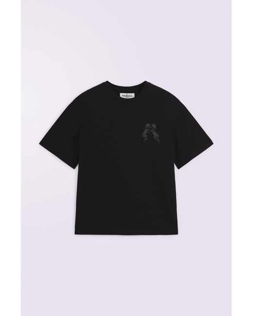 Fiorucci Black Kissing Angels T-Shirt for men