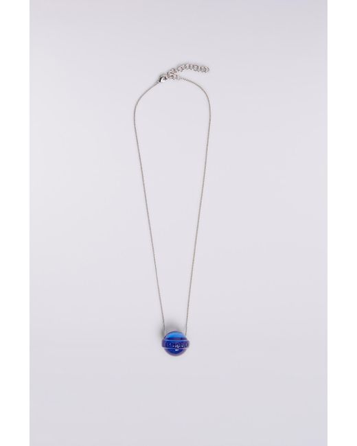 Fiorucci Blue Lollipop Necklace