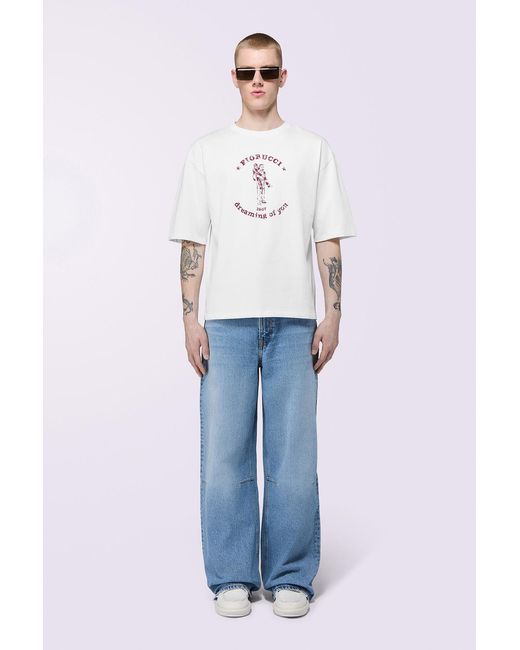 Fiorucci Blue Baggy Jeans Light for men