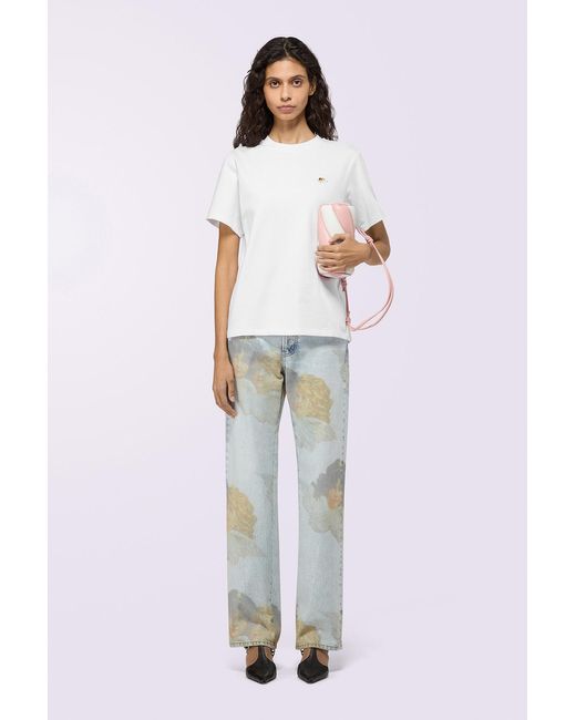 Fiorucci White Angels Straight Fit Jeans Bleach