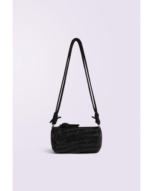 Fiorucci White Mella Rhinestone Micro Bag