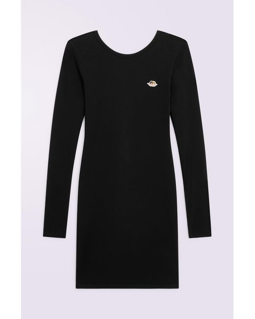Fiorucci Black Angels Patch Mini Dress