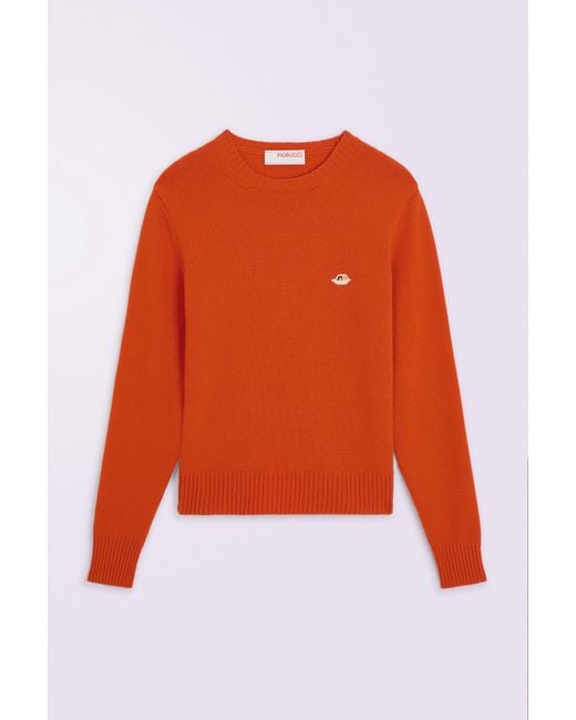 Fiorucci Orange Angels Patch Knit Jumper for men