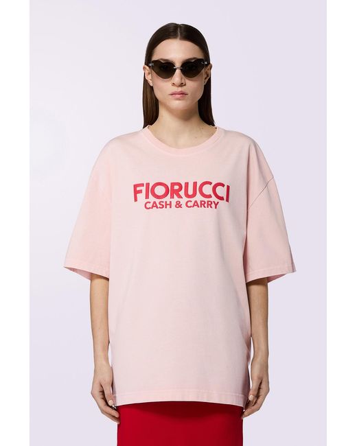 Fiorucci Pink Cash And Carry T-Shirt
