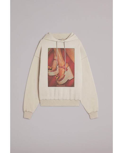Fiorucci Multicolor Graphic Heels Hoodie