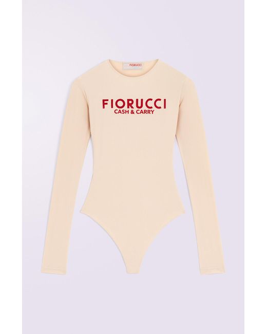 Fiorucci Blue Cash And Carry Bodysuit