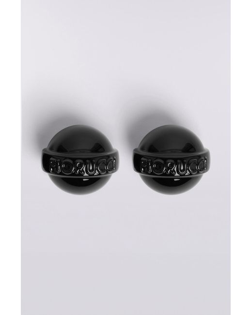 Fiorucci Gray Lollipop Earrings