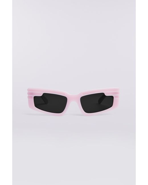 Fiorucci Multicolor Rectangular Wing Sunglasses