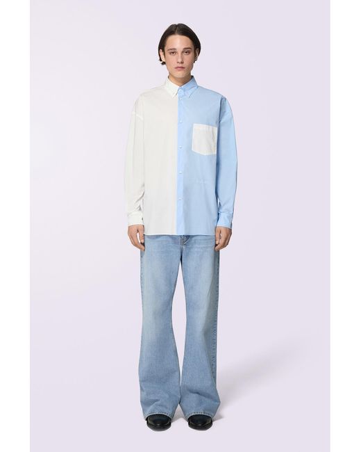 Fiorucci Blue Two Colour Shirt Multi for men