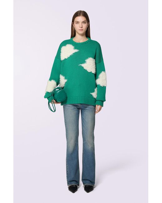 Fiorucci Green Angels Clouds Knit Jumper